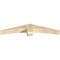 Ekena Millwork Bellingham Rough Sawn Timber Gable Bracket, Douglas Fir, 60"W x 10"H x 6"D x 6"F, 4/12 Pitch GBW060X10X0606BEL00RDF - alternate 3